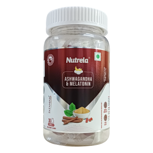 Nutrela Melatonin+ Ashwagandha Gummies- Mix Berry Flavour