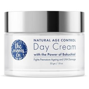  Natural Age Control Day Face Cream for Women & Men| With Bakuchiol (Natural Retinol) | Reduces Fine Lines & Wrinkles & Gives Sun Protection| Anti-Ageing Cream, 50g