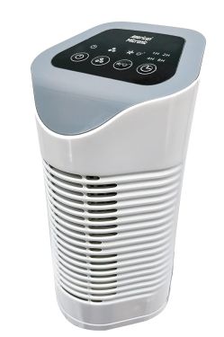 AMERICAN MICRONIC-Air purifier with HEPA filter, Activated Carbon filter and Ionizer for room size upto 150 Sq Feet (Ivory & Grey) -AMI-AP1-22Dx